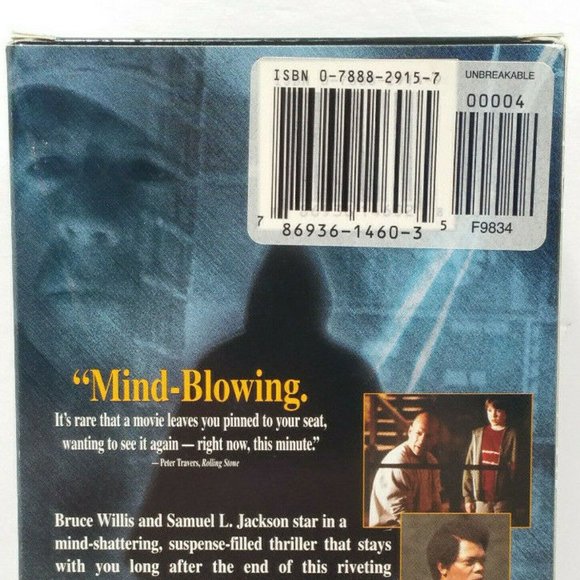 Unbreakable (VHS, 2001) 4929E1M - Picture 5 of 10